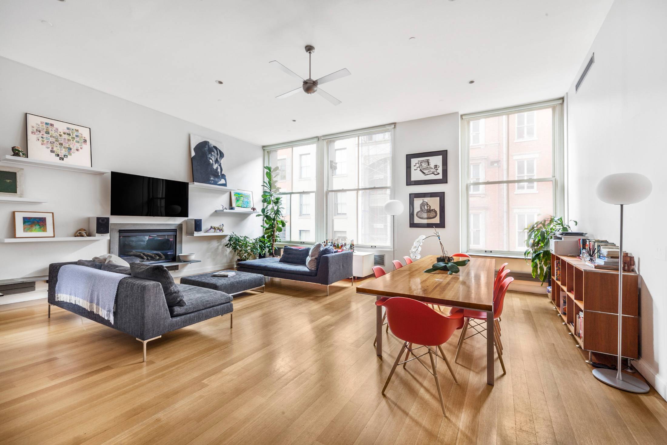 Fully Furnished or Unfurnished Short or Long Term Quiet, private, and chic loft respite on cobblestone Crosby Street has it all.