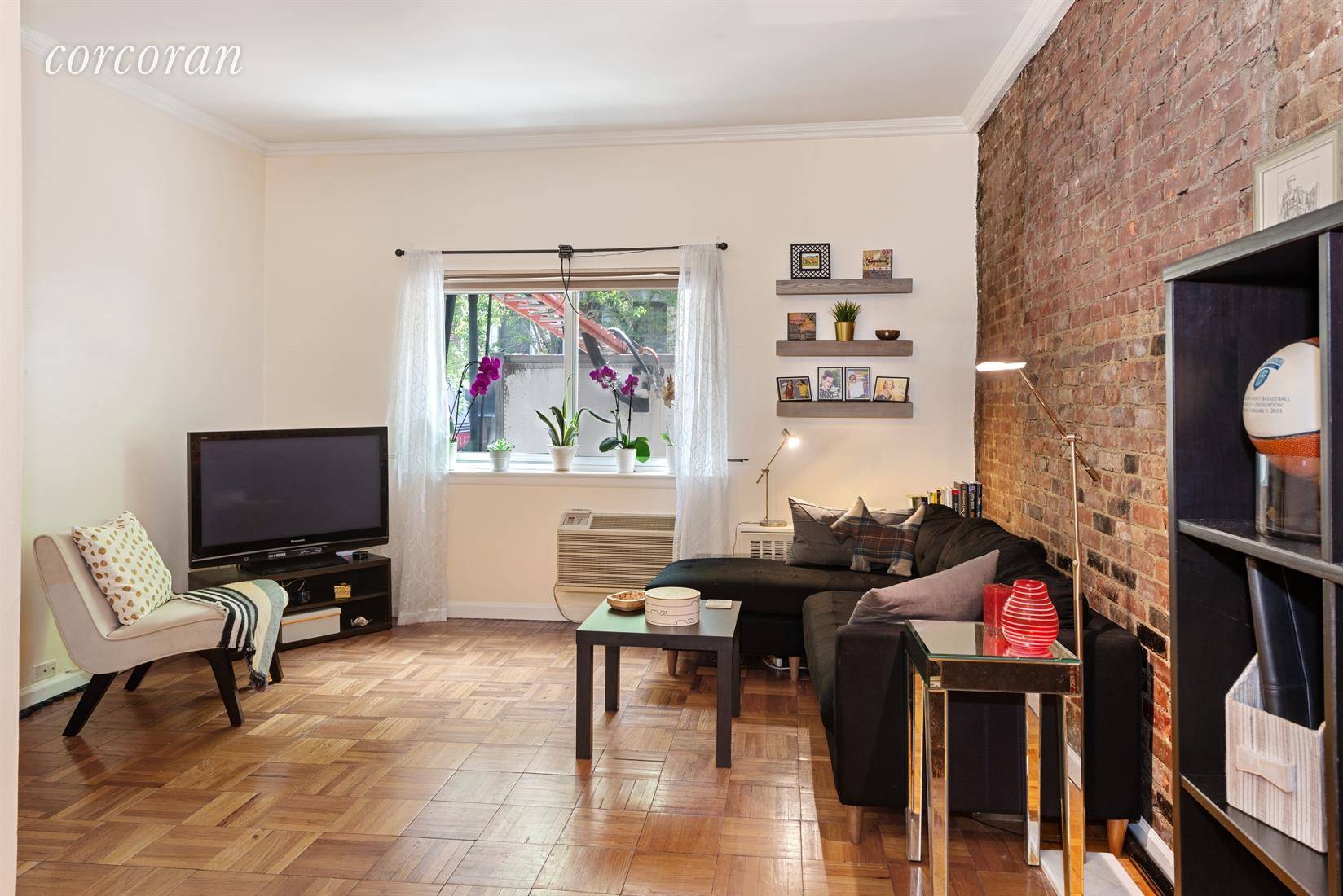 This wonderful Gramercy Park gem is a large one bedroom convertible two bedroom co op apartment nestled on a quiet tree lined street.