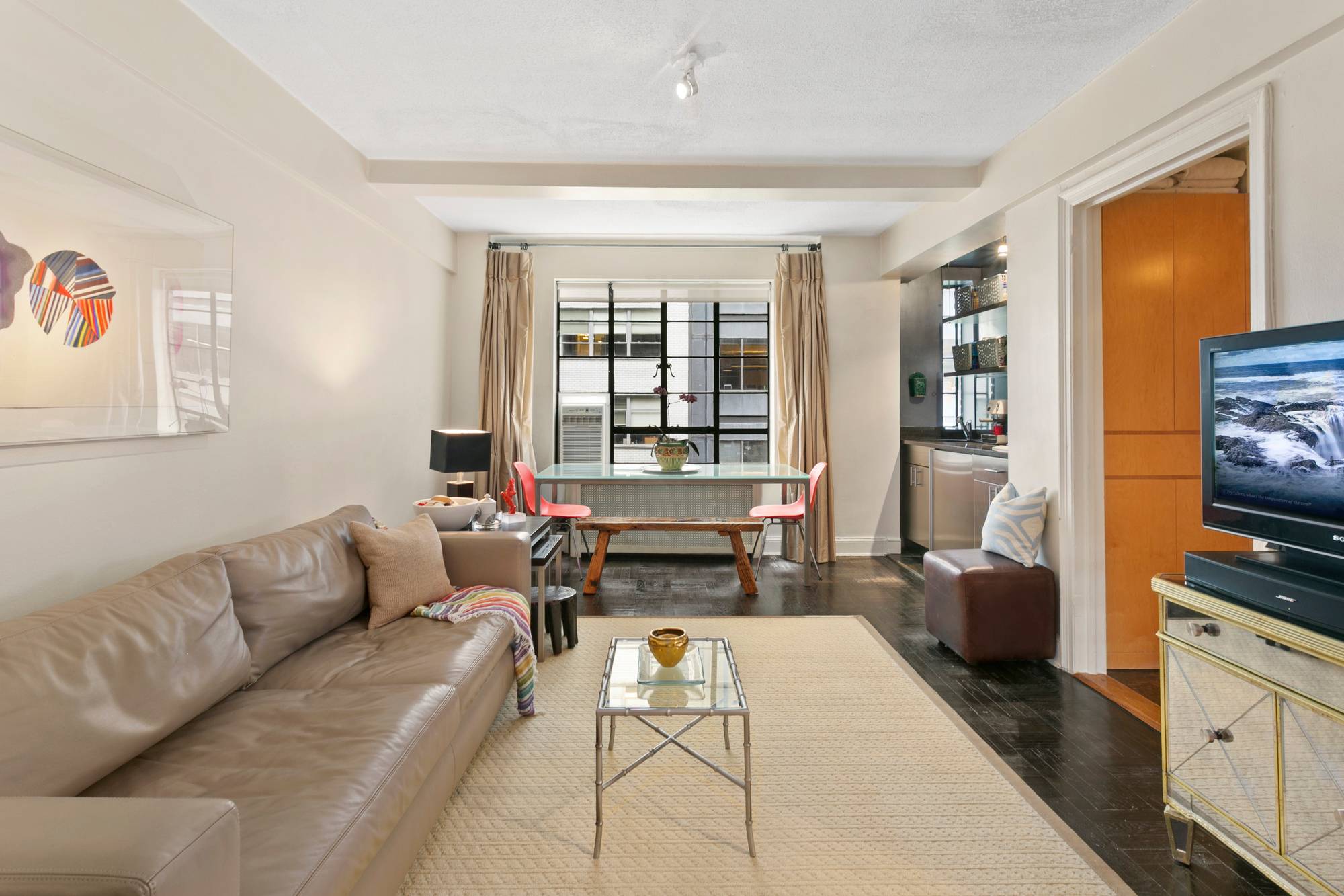 A pristine and spacious studio in one of Murray Hill's most well preserved Art Deco buildings.