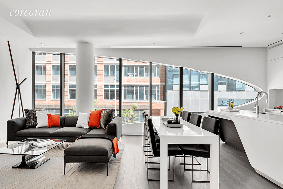 A true work of art, this loft like residence showcases the signature design work of Dame Zaha Hadid now complete and ready for occupancy.