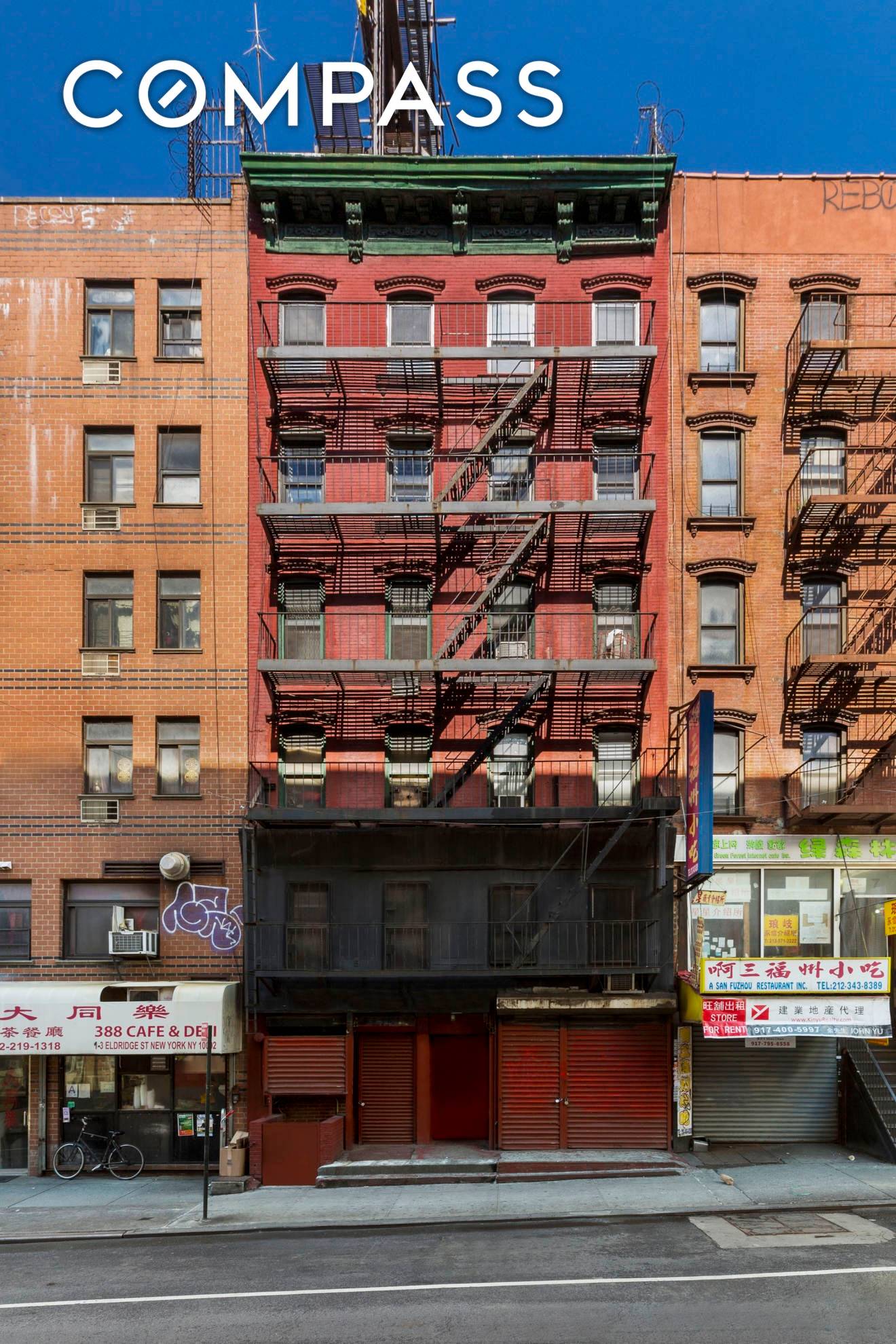 5 Eldridge Street is a six story, 8, 370 square foot property located in the heart of Two Bridges in Lower Manhattan.