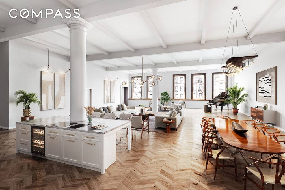 Nestled on one of the most desirable treed Central Greenwich Village Gold Coast blocks, moments from Union Square, this massive loft almost 5, 000sf gross in size with soaring 14ft ...