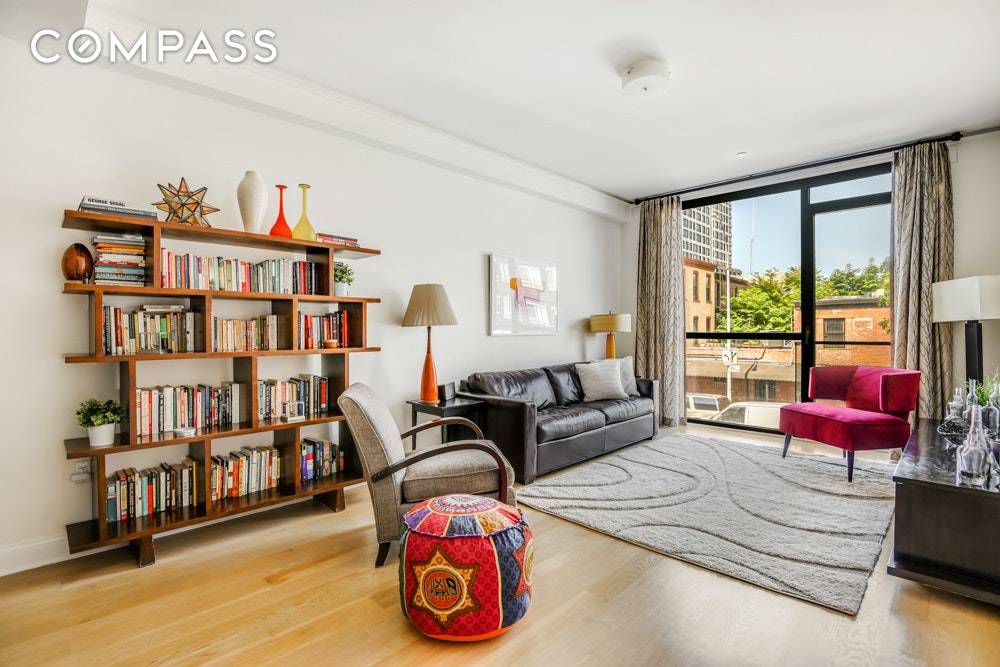 Sprawling and modern three bedroom two bath condo set in the heart of Prospect Heights and featuring almost 1600sf of interior space with large and airy rooms, 3 private balconies, ...