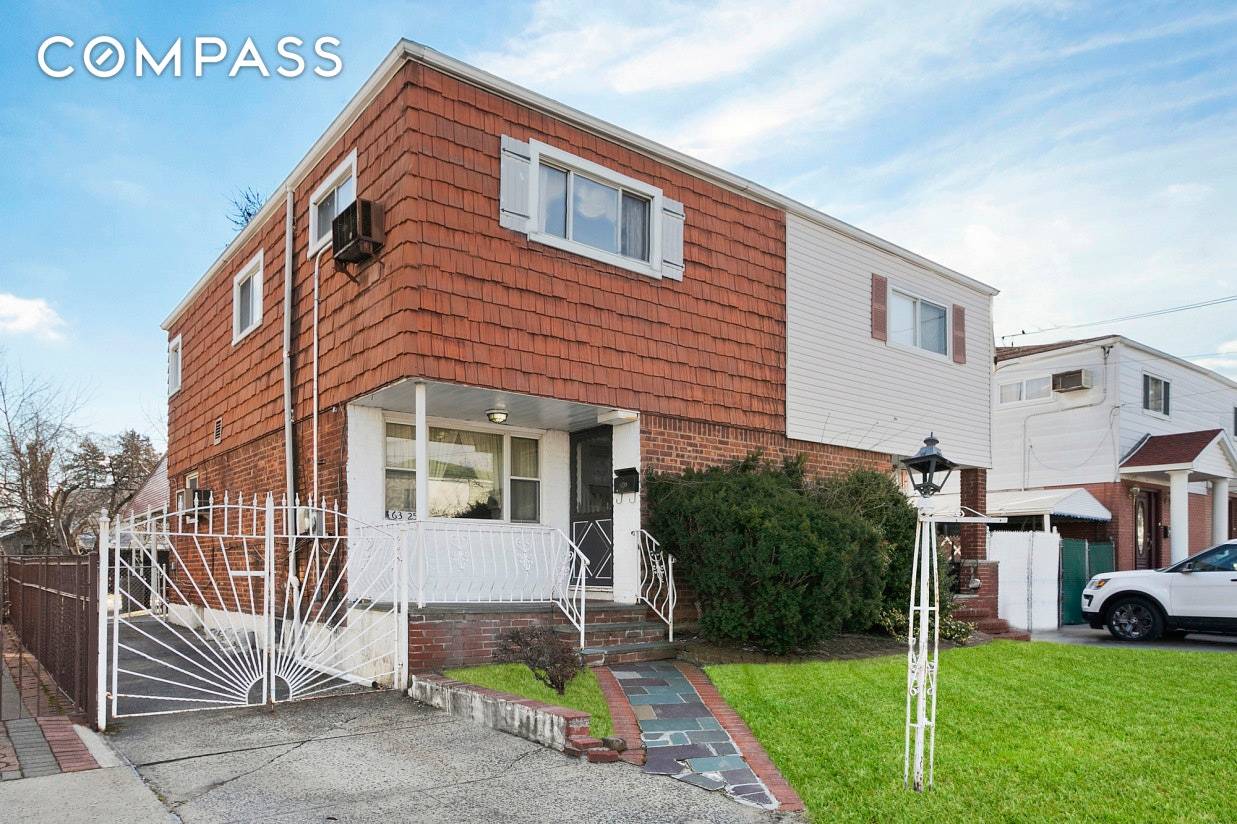 This lovely three bedroom two bath house located on quiet residential tree lined street in Flushing, Queens will exceed your expectations.