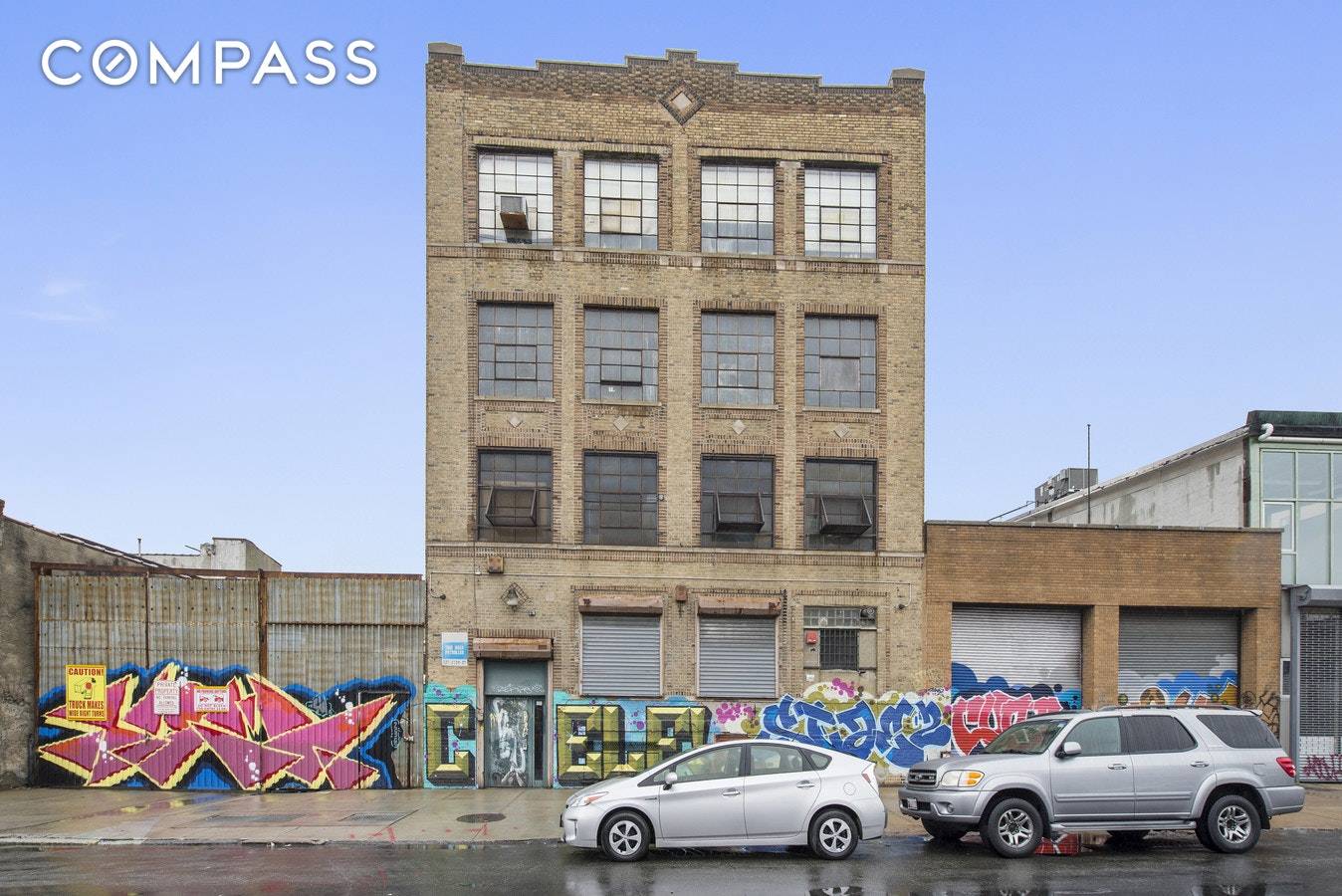 Prime commercial loft space in the heart of East Williamsburg bordering Bushwick.
