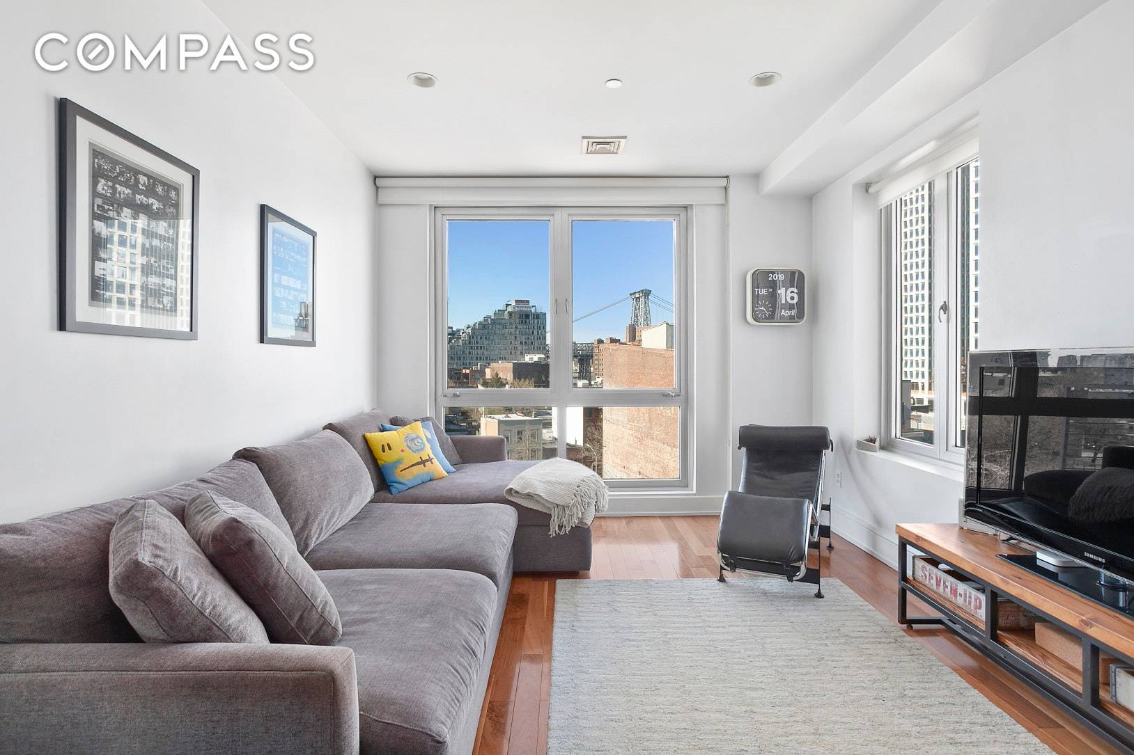 Available July 1st to December 31st 3 month minimum Beautifully Furnished Two bedroom Two bathroom Condominium in the heart of Williamsburg Located on the top floor and bathed in a ...