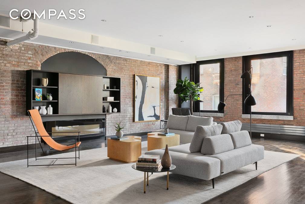 Ultimate downtown loft living in this dramatic, 2, 100 SF SoHo loft.