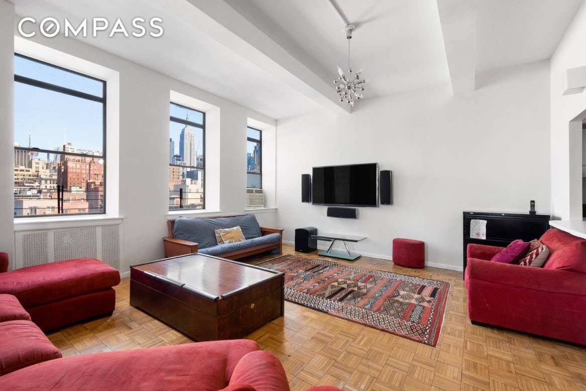 In the most central part of Chelsea, this 1, 800sf loft in a doorman condominium building that has been completely re furbished awaits your touch Architect plans are already in ...