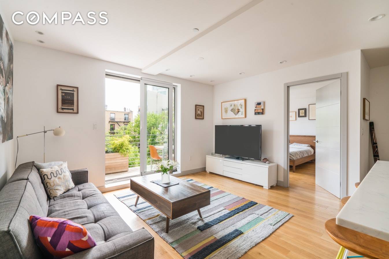Welcome home to this excellent 2 Bed 1 Bath Private Balcony oasis at the convergence of Prospect Heights and Crown Heights !