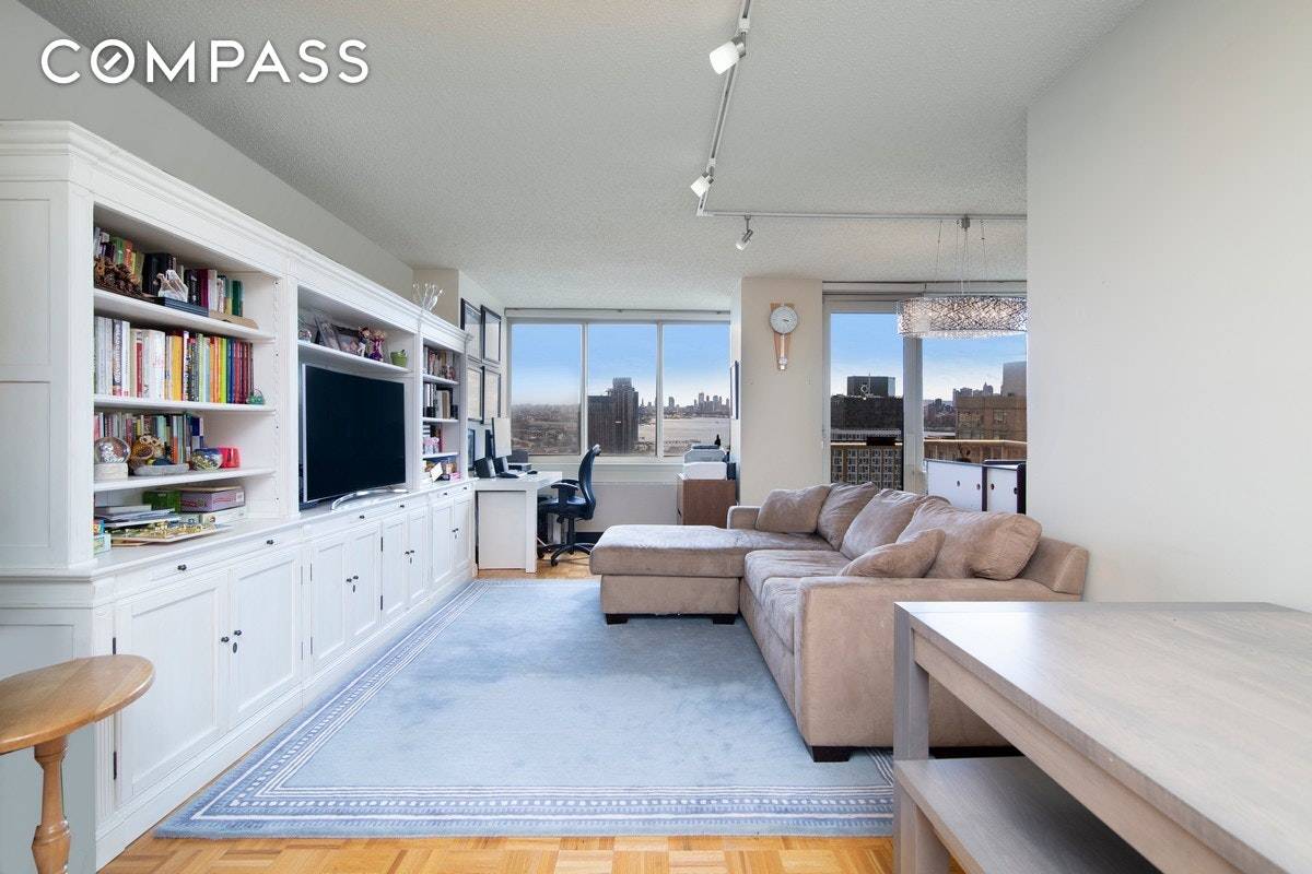 Drenched in warm sunlight from southern exposures during the day and the shimmering lights of the Manhattan skyline from your private balcony at night, home is more than just your ...
