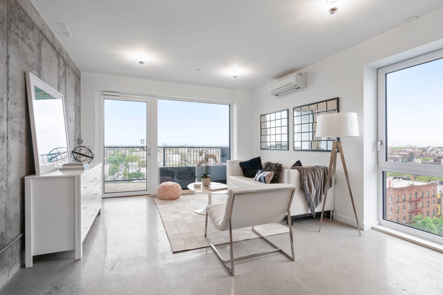 Located at 2417 Albemarle Road, Hello Albemarle by seasoned developer, Hello Living, is a rental collection of stunning floor through apartments that open onto large south facing balconies.
