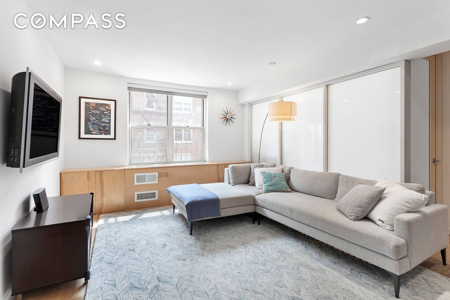Welcome Home to this beautiful sun filled southern exposure, Greenwich Village 2 Bed 2 Bath apartment.