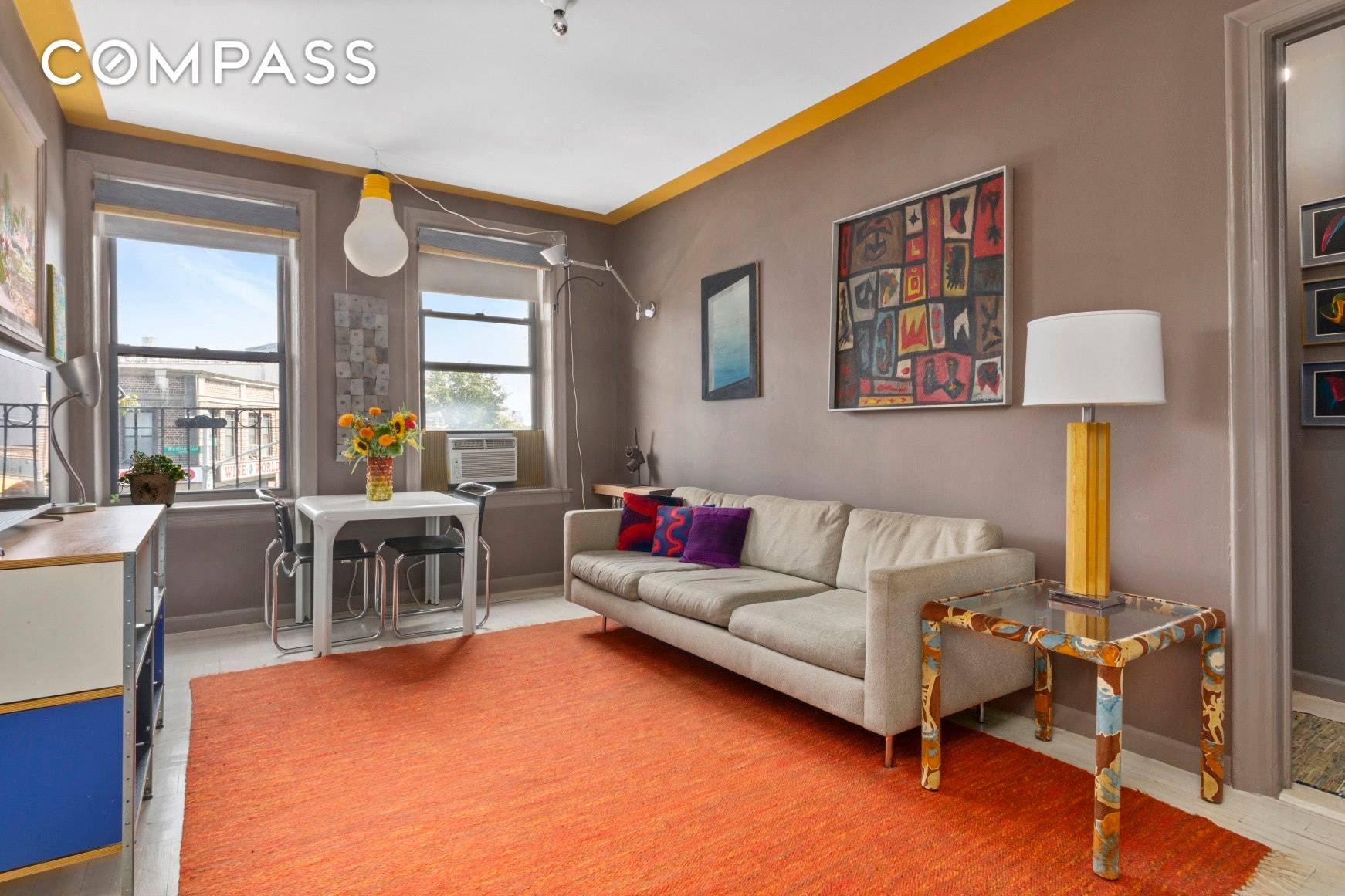This Prospect Heights one bedroom coop is loaded with charm amp ; character !