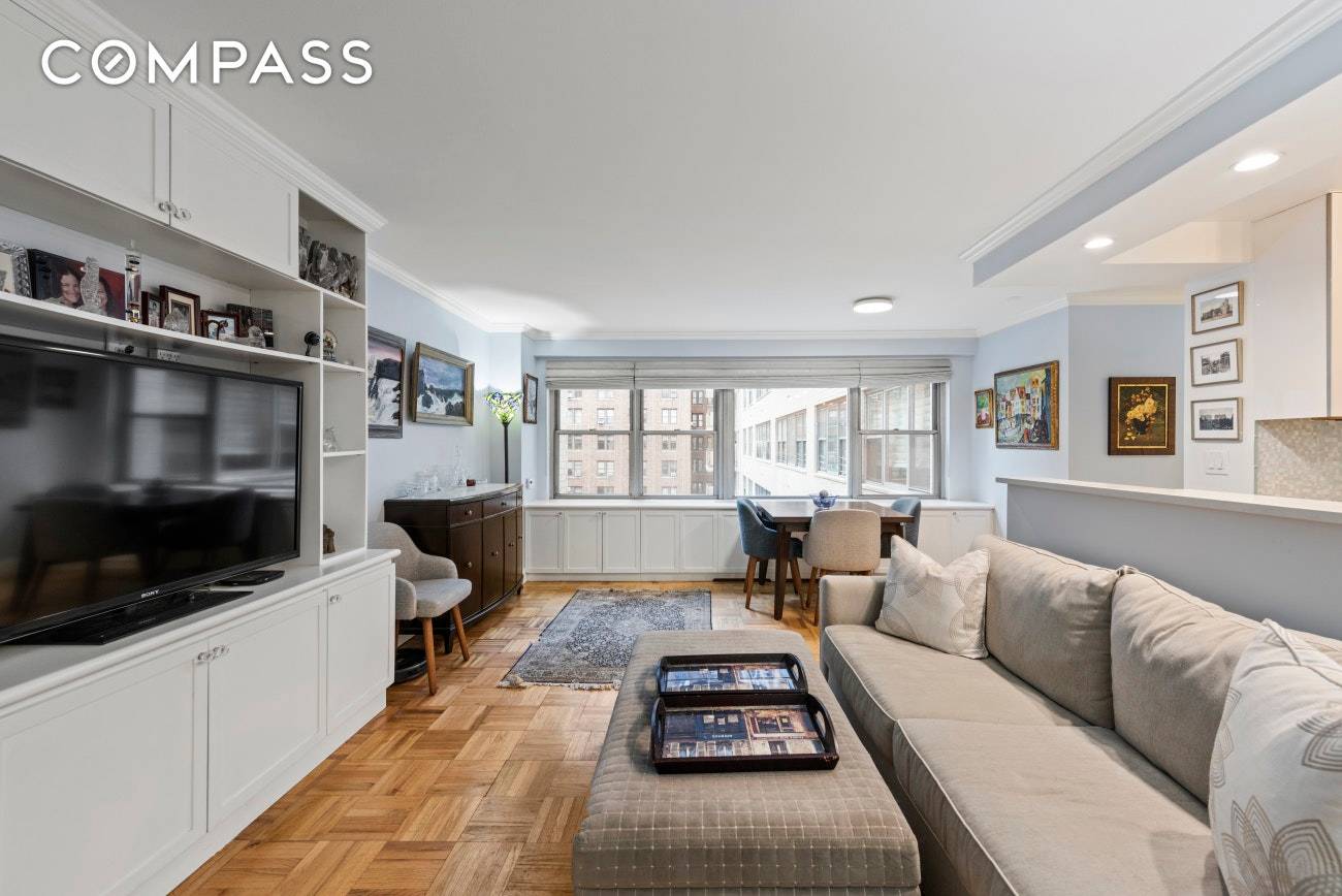 Move right into this renovated large one bedroom apartment in the highly desirable Mayfair Towers just steps away from Central Park and the legendary Dakota.