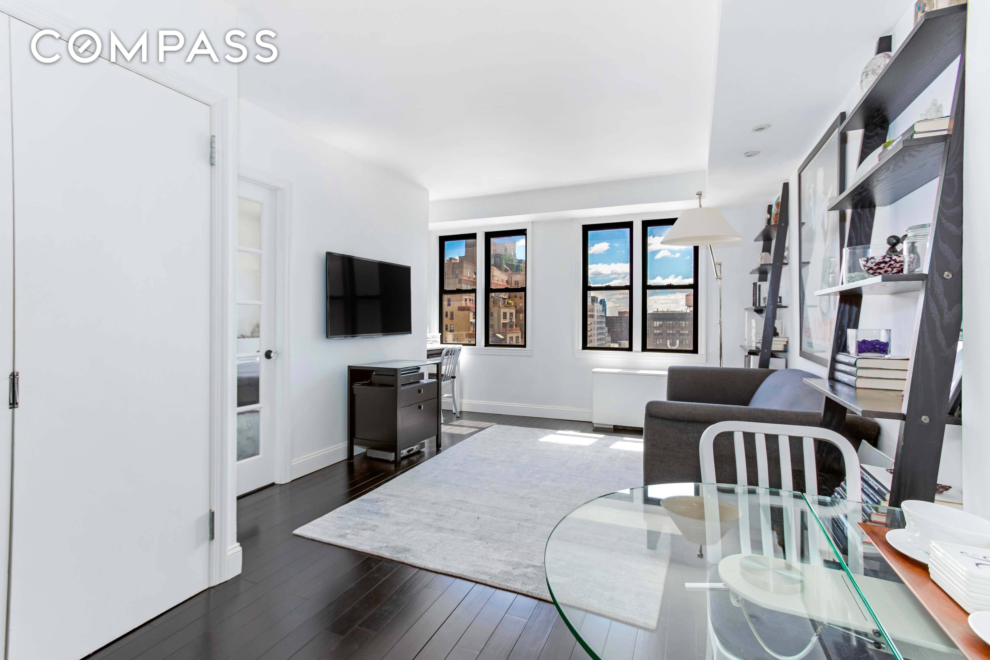 Make your Gramercy dreams come true in this completely gut renovated, smartly converted one bedroom, one bathroom home featuring fantastic light and views in a premier full service co op.
