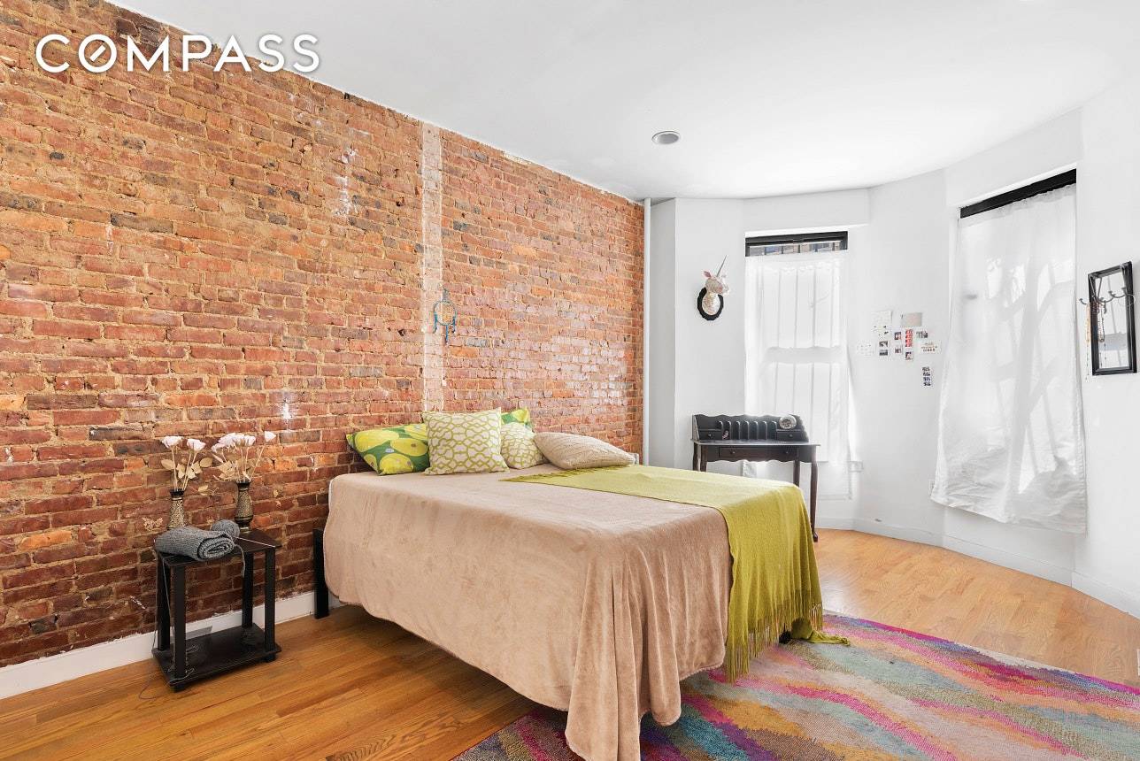 Great Find ! Four bedroom apartment on a tree lined street in prime Crown Heights, with private backyard !
