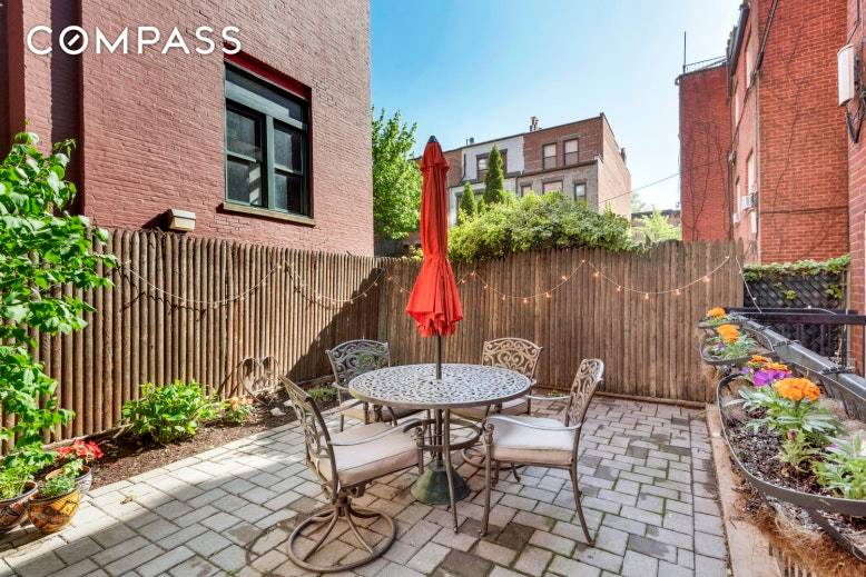 Spring is here and this charming Clinton Hill duplex has a perfect private garden for you to enjoy.