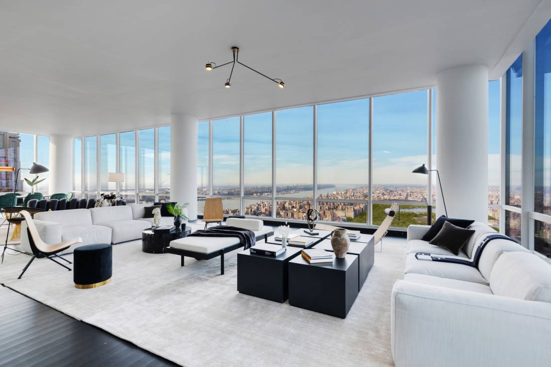 Gracious Full Floor Residence with 360 Panoramic City Views Helming on the 87th floor, this full floor 4 bedroom residence offers unsurpassed views of Central Park, the Hudson and East ...