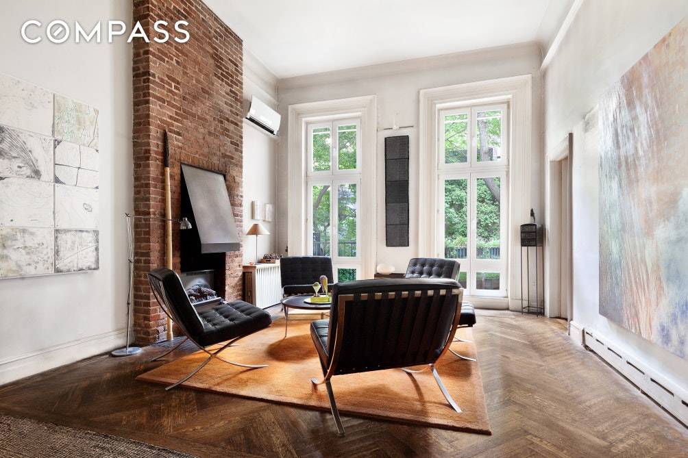 Rare opportunity to renovate an outstanding and historic townhouse on a prime Greenwich Village block.
