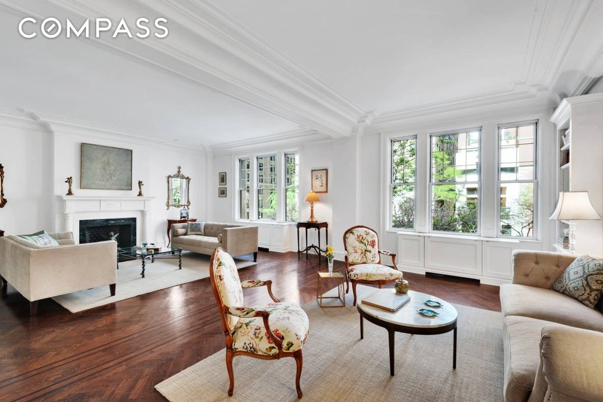 Elegance Personified on Park Avenue Originally seven rooms now five, this very elegant, spacious and fully renovated home awaits the most discerning buyer.