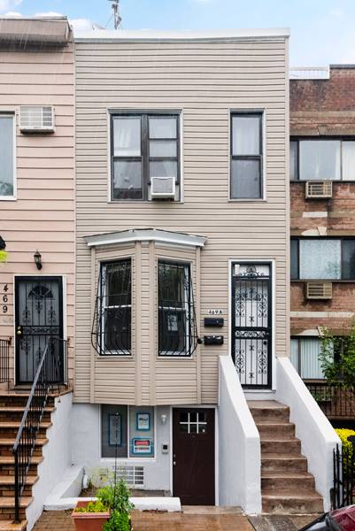 Renovation just completed on this legal two family Park Slope townhouse.