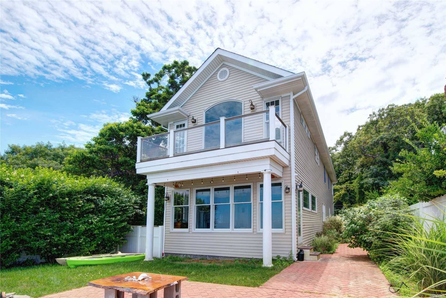 Diamond Custom Built Home With Breathtaking Waterviews Overlooking Long Island Sound, Completely Rebuilt in 2012.