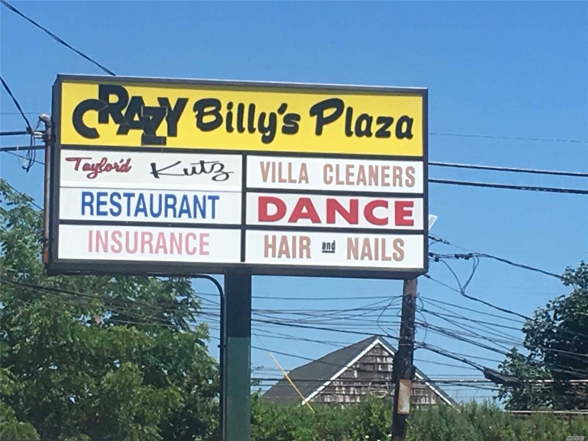 Iconic Crazy Billy's Shopping Center !