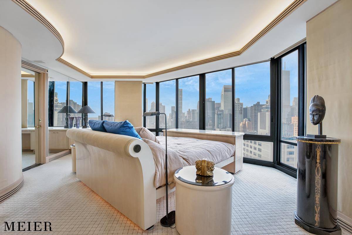 Live the high life 37 stories in the air in this ultra luxurious apartment filled with amazing details.