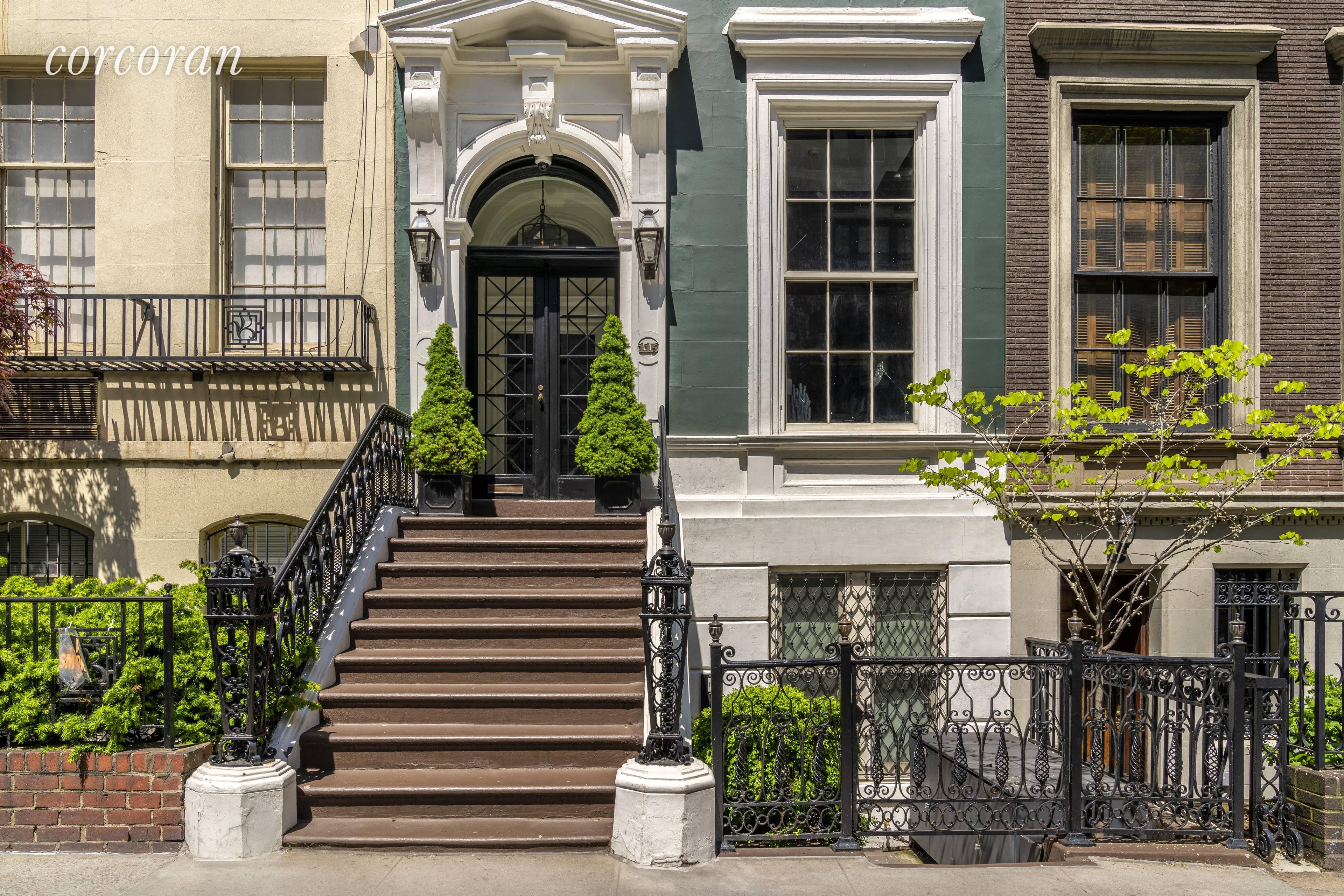 115 E 38th Street is a Second Empire single family elevator townhouse rich in history and is one of 71 houses in the Murray Hill Historic District.