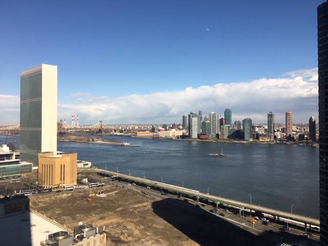 Enjoy the amazing river views from this high floor 2219 SF combined unit at the Corinthian Condominiums.