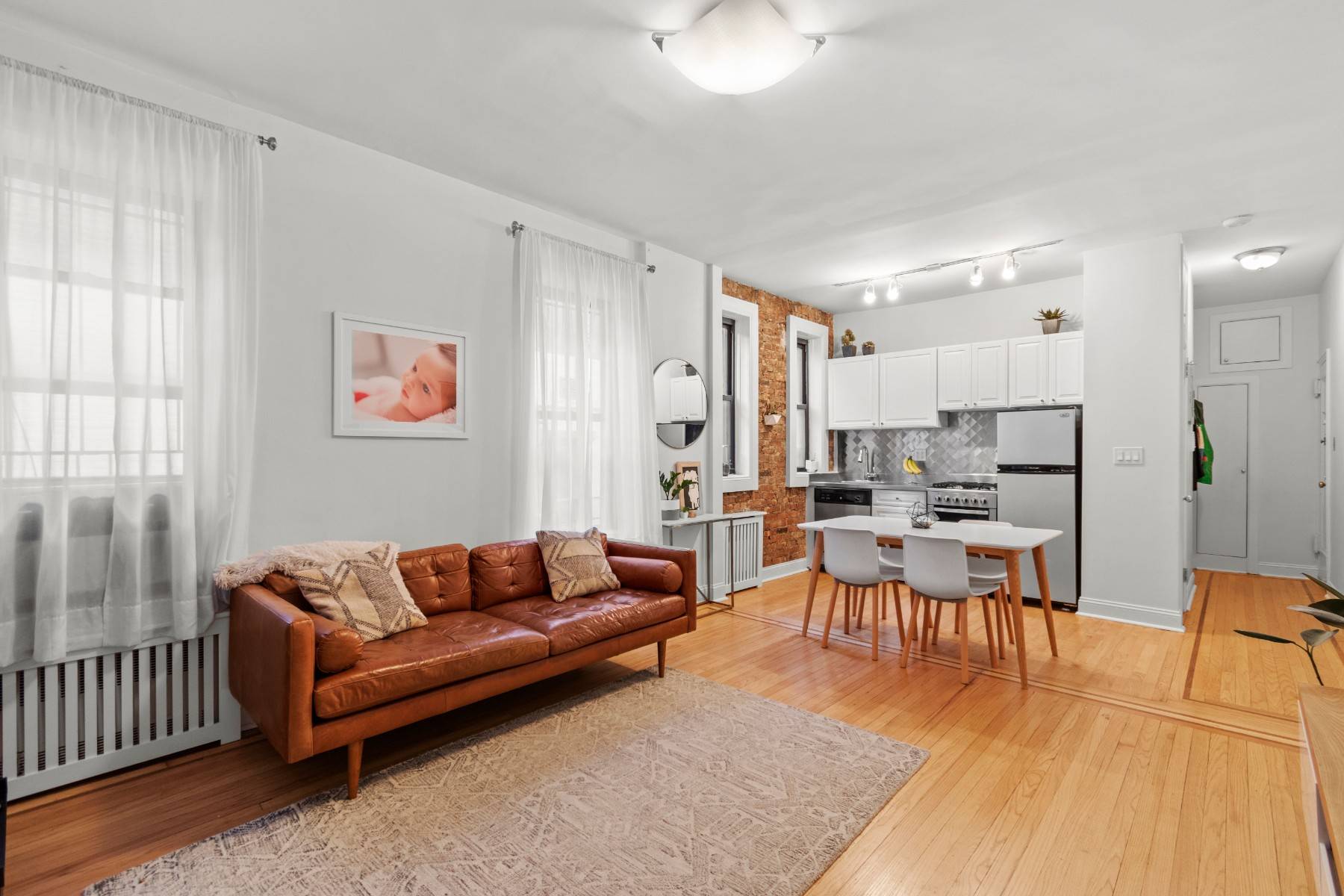 Welcome to 233 Park Place Apartment 18, this renovated 2 bedroom gem located in the heart of Prospect Heights is just what you have been searching for.