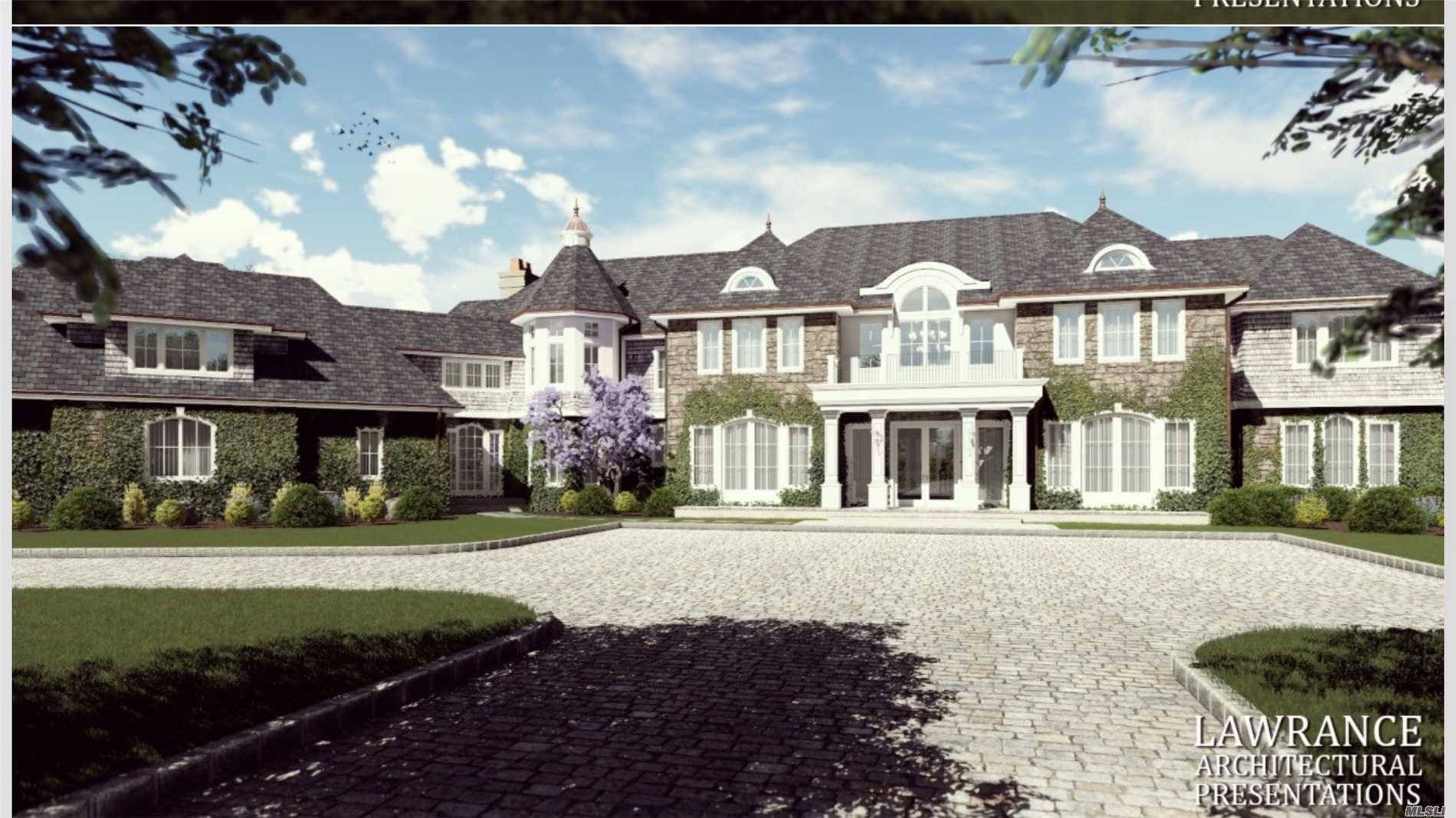 Exquisite Estate New Construction Underway, Awaiting To Be Updated With Your Personal Touch.