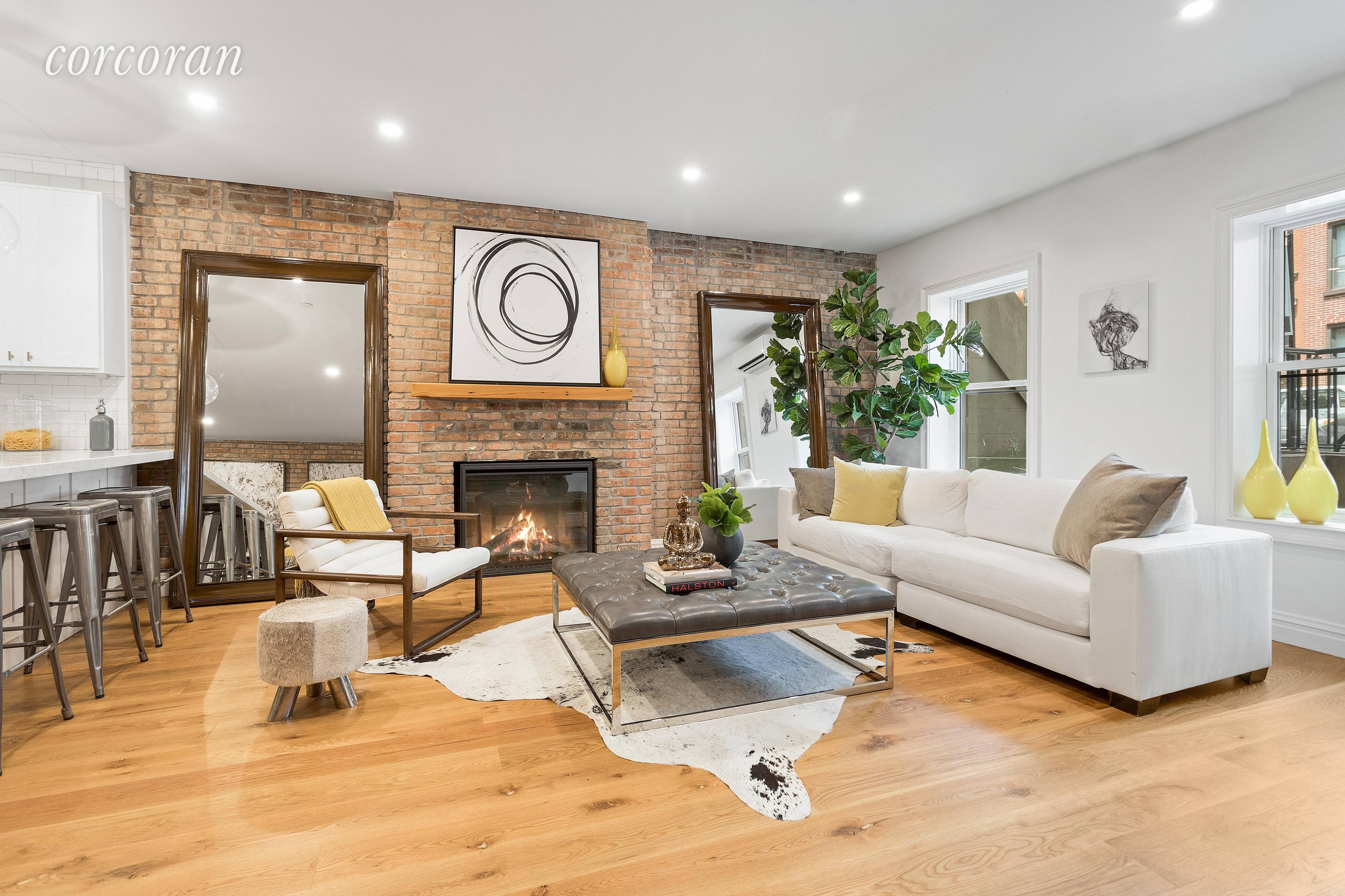 Welcome home to 154 Nelson Street, this thoughtfully designed and meticulously finished garden duplex is set on a quiet, well preserved block in one of Brooklyn's most desirable neighborhoods.