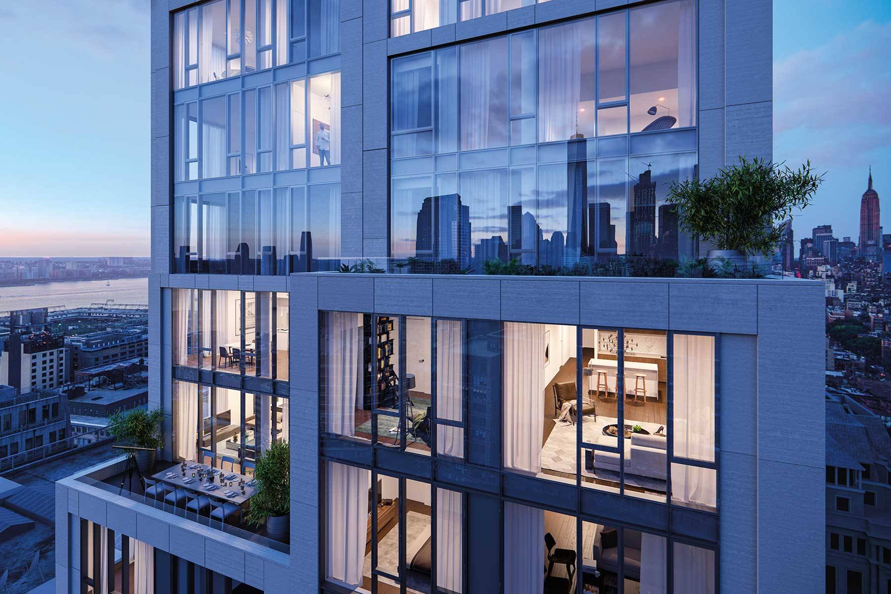 570 Broome is a collection of fifty four contemporary residences that draw inspiration from the history and style of West SoHo.