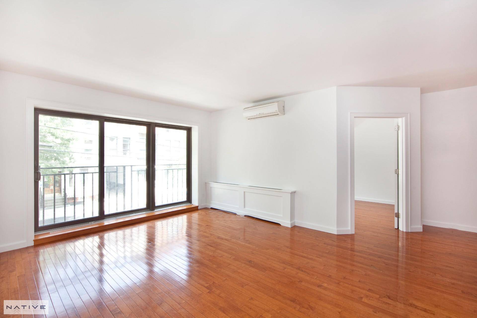 Native Real Estate is pleased to present this pristine 2nd floor condo in the heart of Greenpoint !