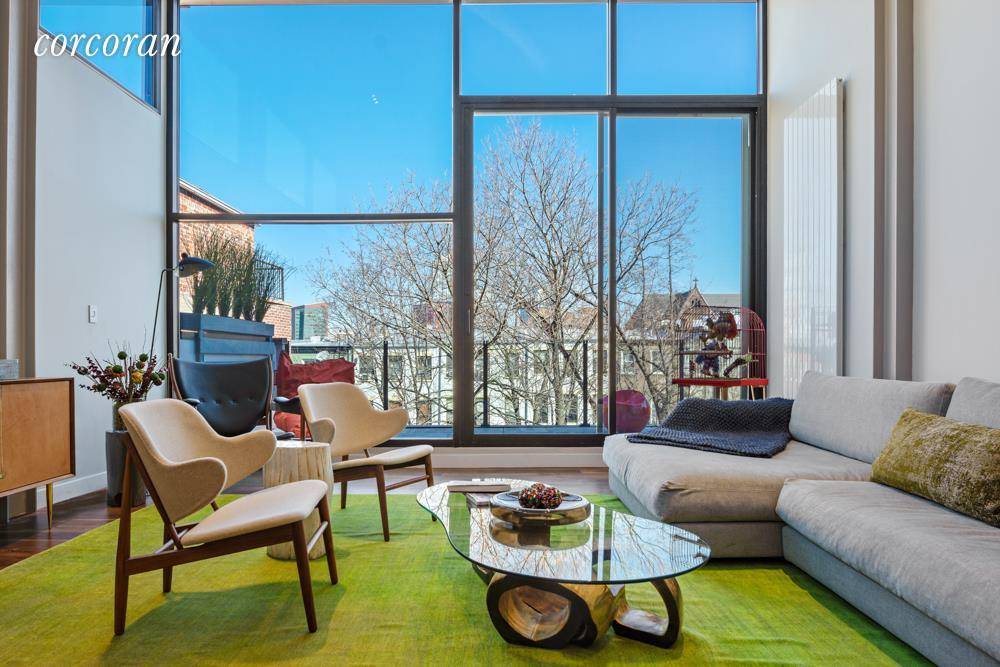 Simply the finest rental in Park Slope The Penthouse at 51 Lincoln Place is comprised of over 1400 Interior Sq.