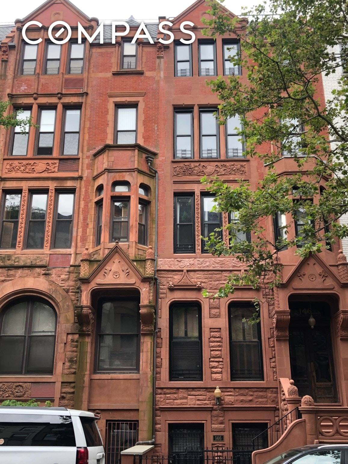 This Brownstone FURNISHED unit resides on a gorgeous tree lined street in the heart of the Upper Westside Converted two bedroom, 1.