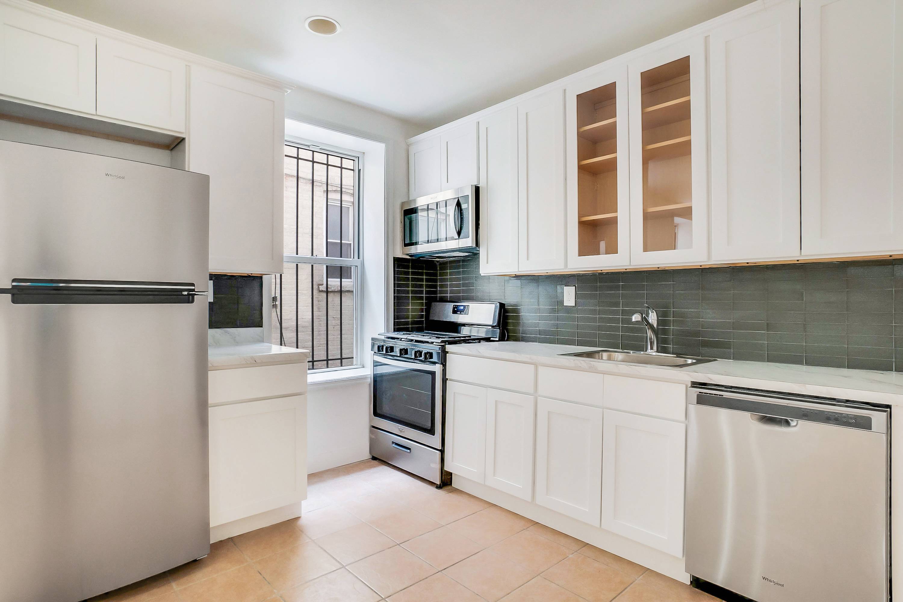Gut Renovated First Floor 3 Bed / 1.5 Bath Apt in Crown Heights