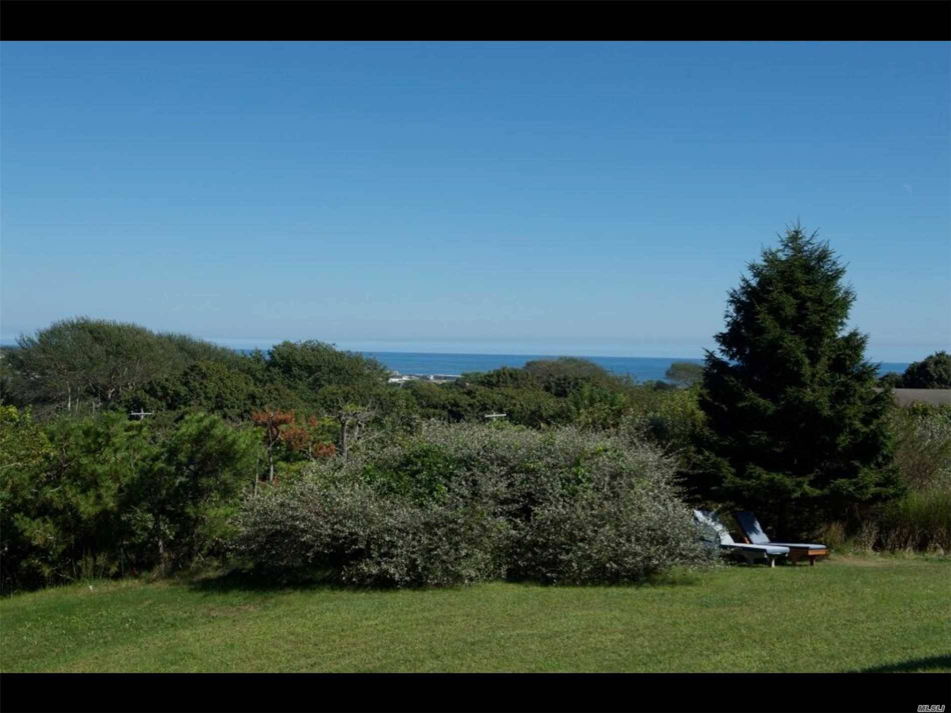 Vacant. 35 acre lot to build you dream home, ocean, pond and Bay views.