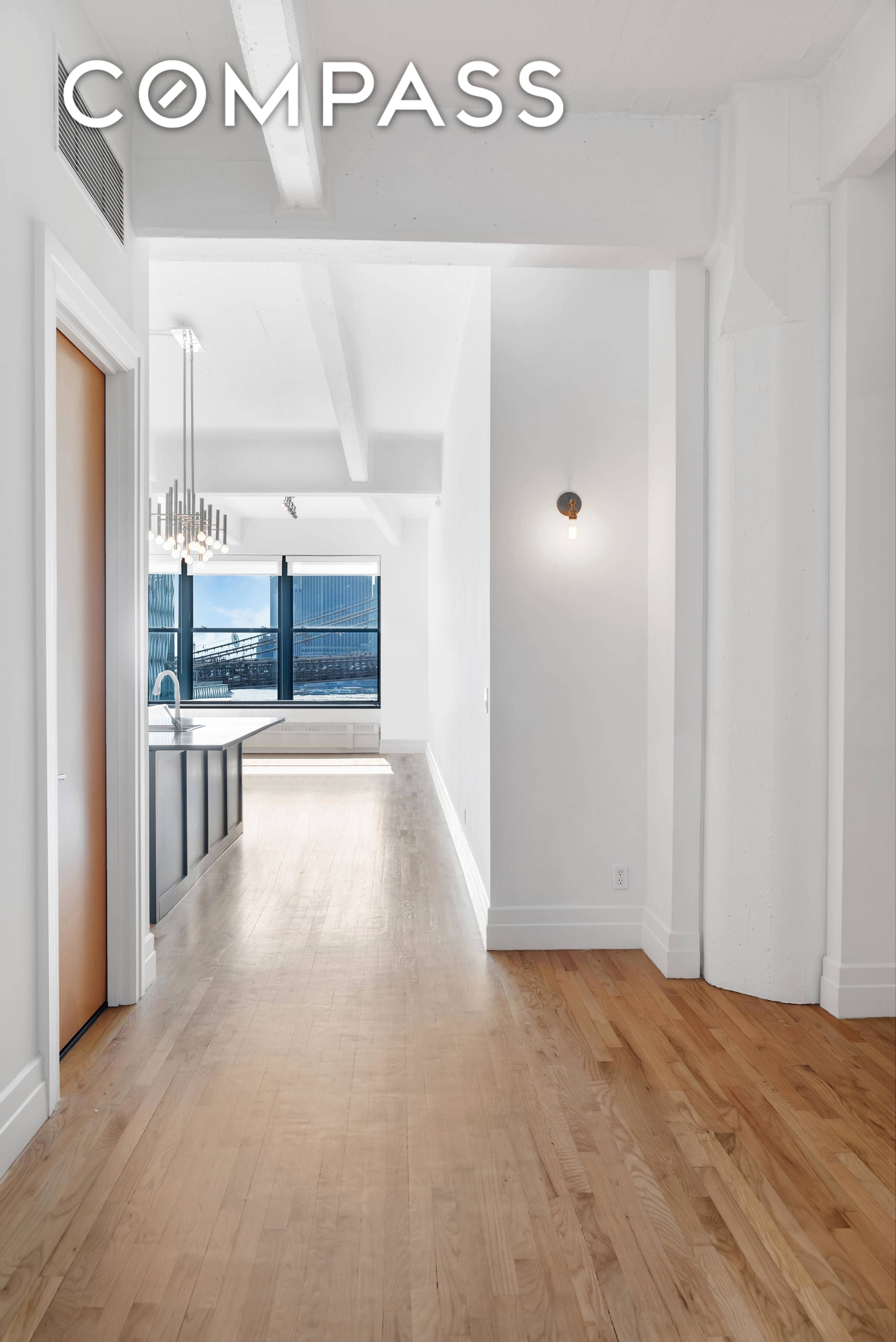 Be the first to advantage of a rare and irresistible rental opportunity in DUMBO at the iconic full service Clock Tower building, right across from Brooklyn Bridge Park !