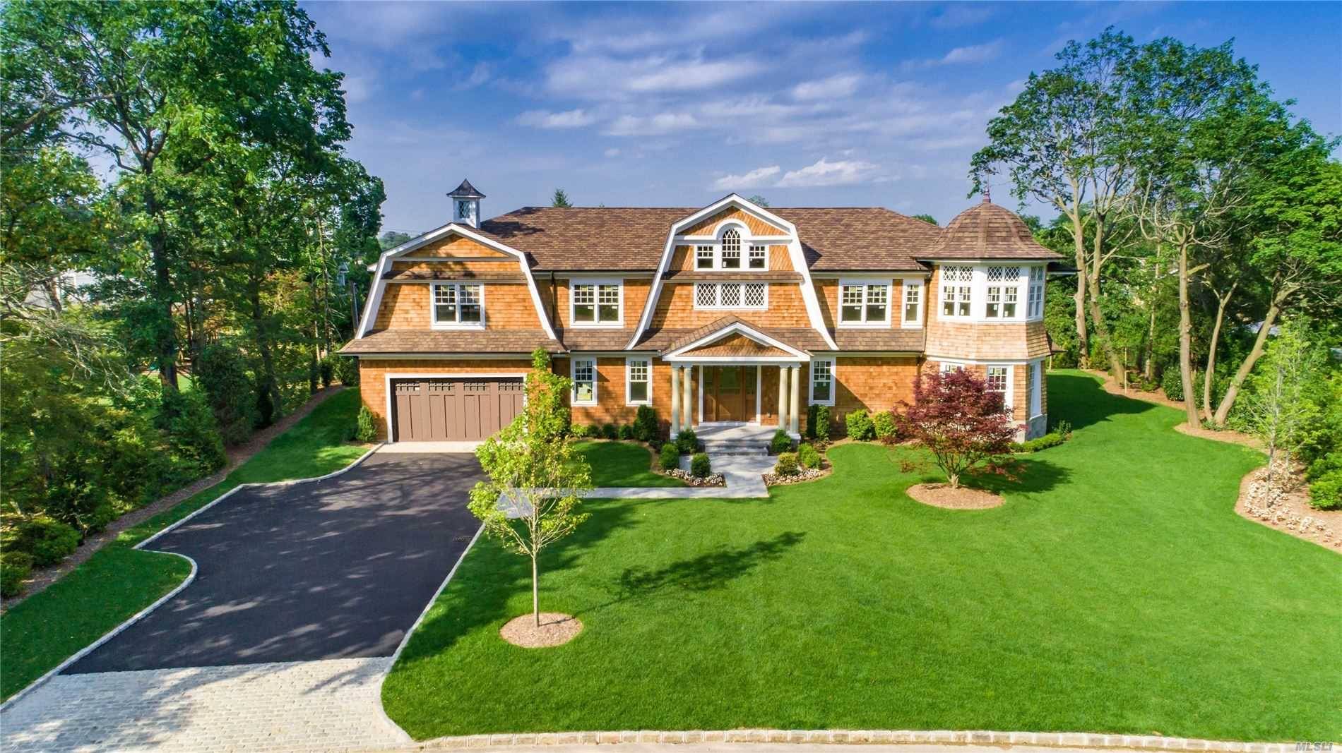 Built By Beer New Construction Serene Hampton Shingle Style Home in Country Estates.