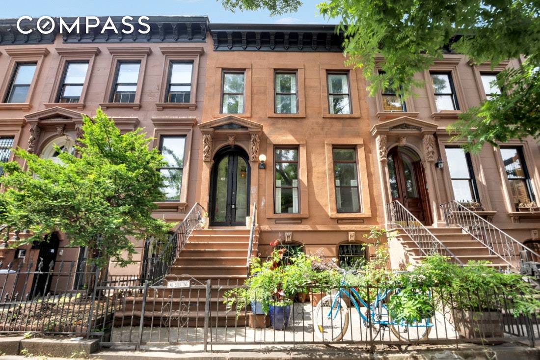 This gorgeous three bedroom two and a half bath brownstone rental could be yours !