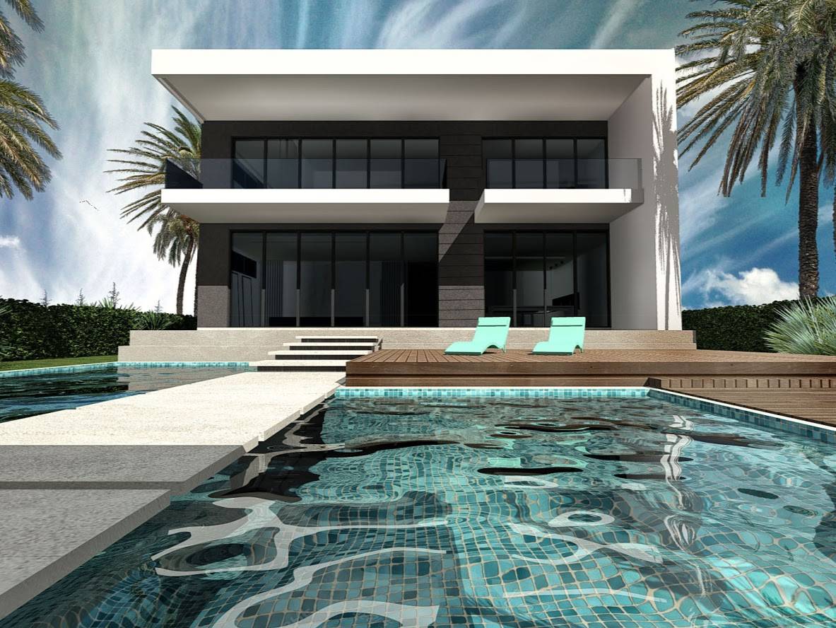 Under Construction Luxury House in Miami
