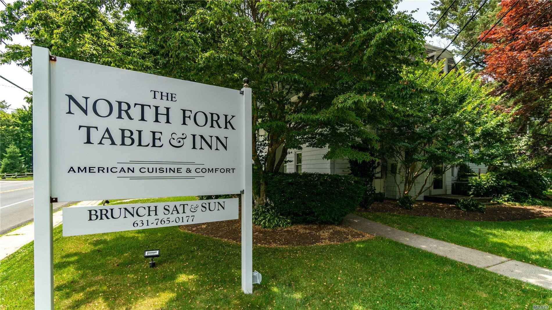 Established fine dining restaurant, catering truck, and inn for sale on the North Fork.