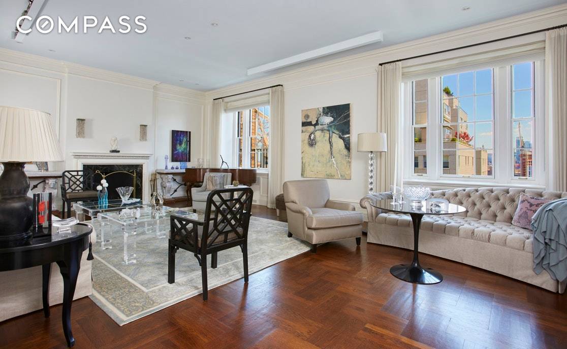 A simply magnificent impeccably renovated high floor corner residence, approx.