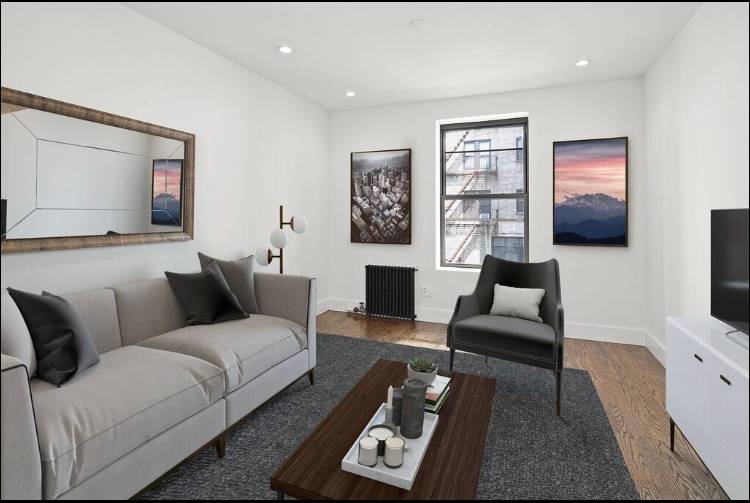 New, fully renovated, two bedroom, one bath condominium in a pre war conversion building in Prospect Park South.