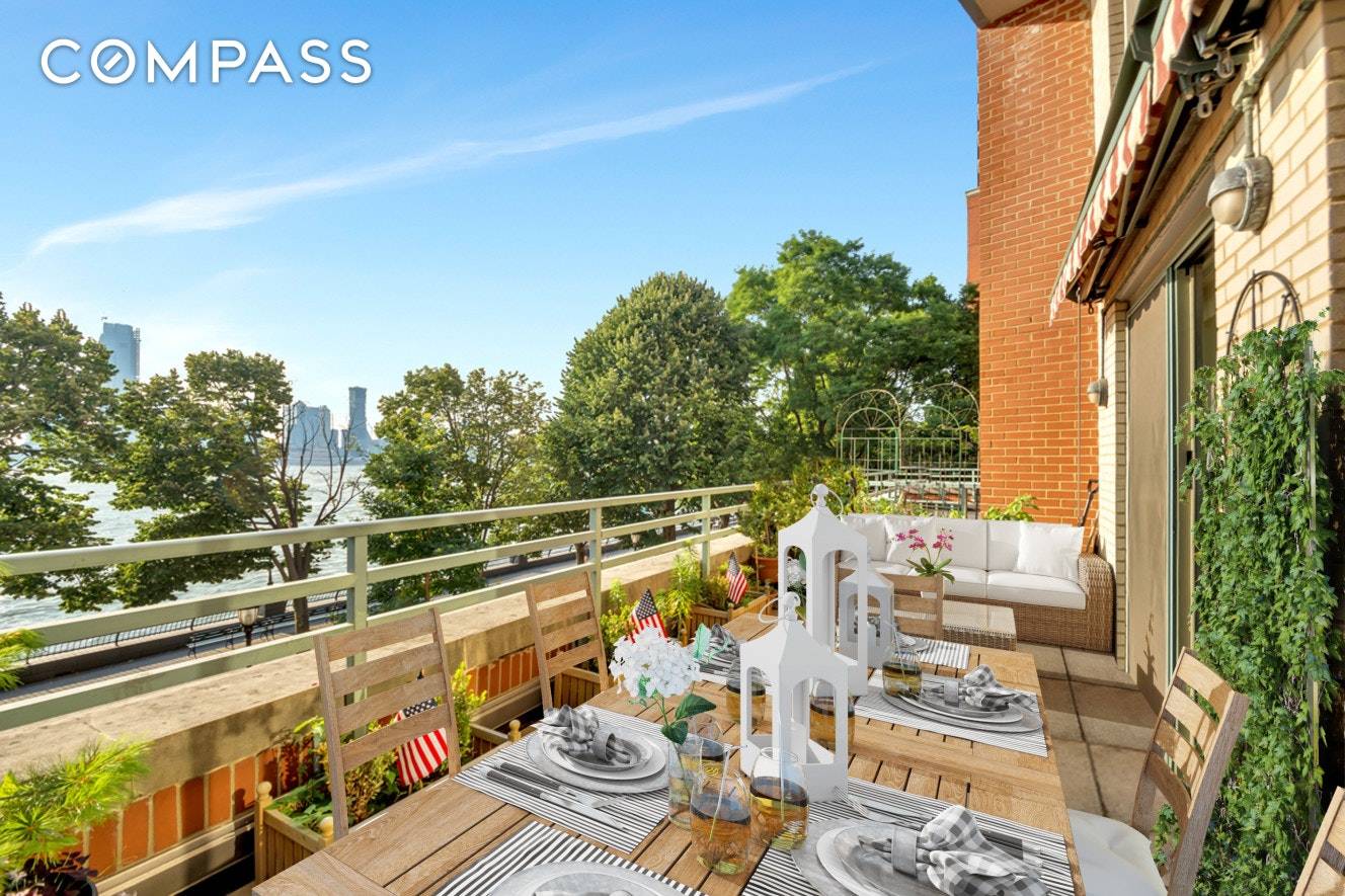Wake up to your daily pleasure of stunning views from this wonderful west facing, corner waterfront condominium at The Regatta in Battery Park City, and cap off your evenings with ...