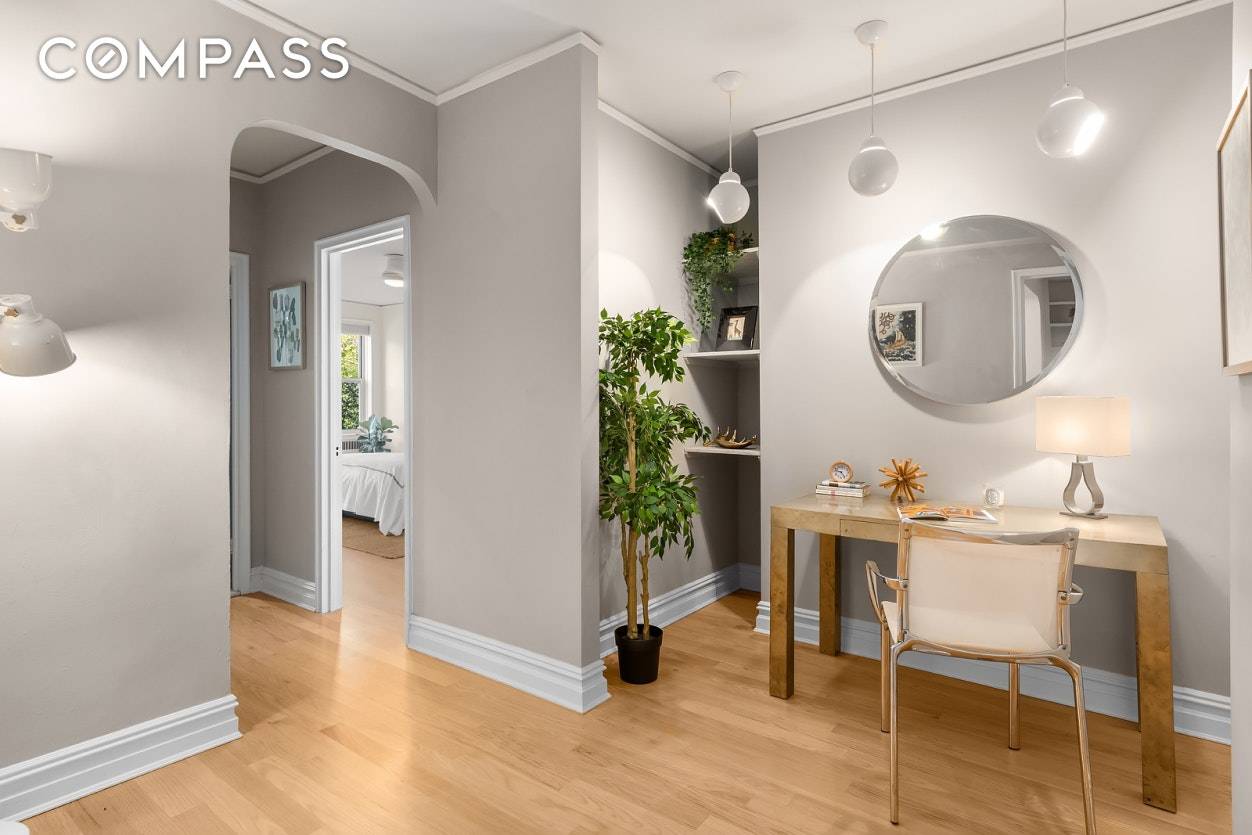 Prewar Perfect ! Classic charm and contemporary style combine effortlessly in this stunning, luminous 2 bed coop in a Full Service, Art Deco classic located on Grand Army Plaza !
