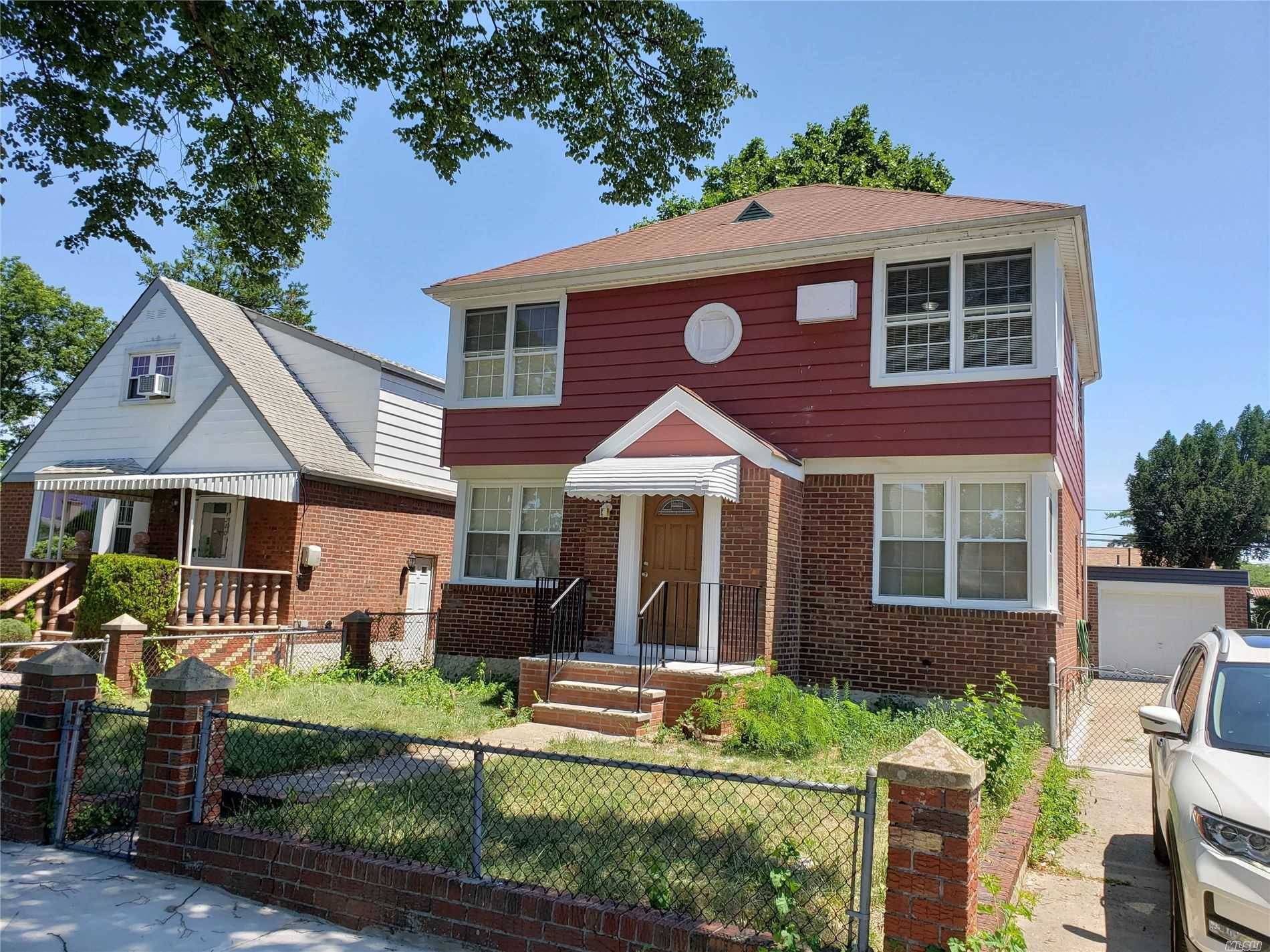 This huge 1 family home located in the heart of cambria heights features huge 3 bedrooms, 3 1 2 bath, huge finished attic.