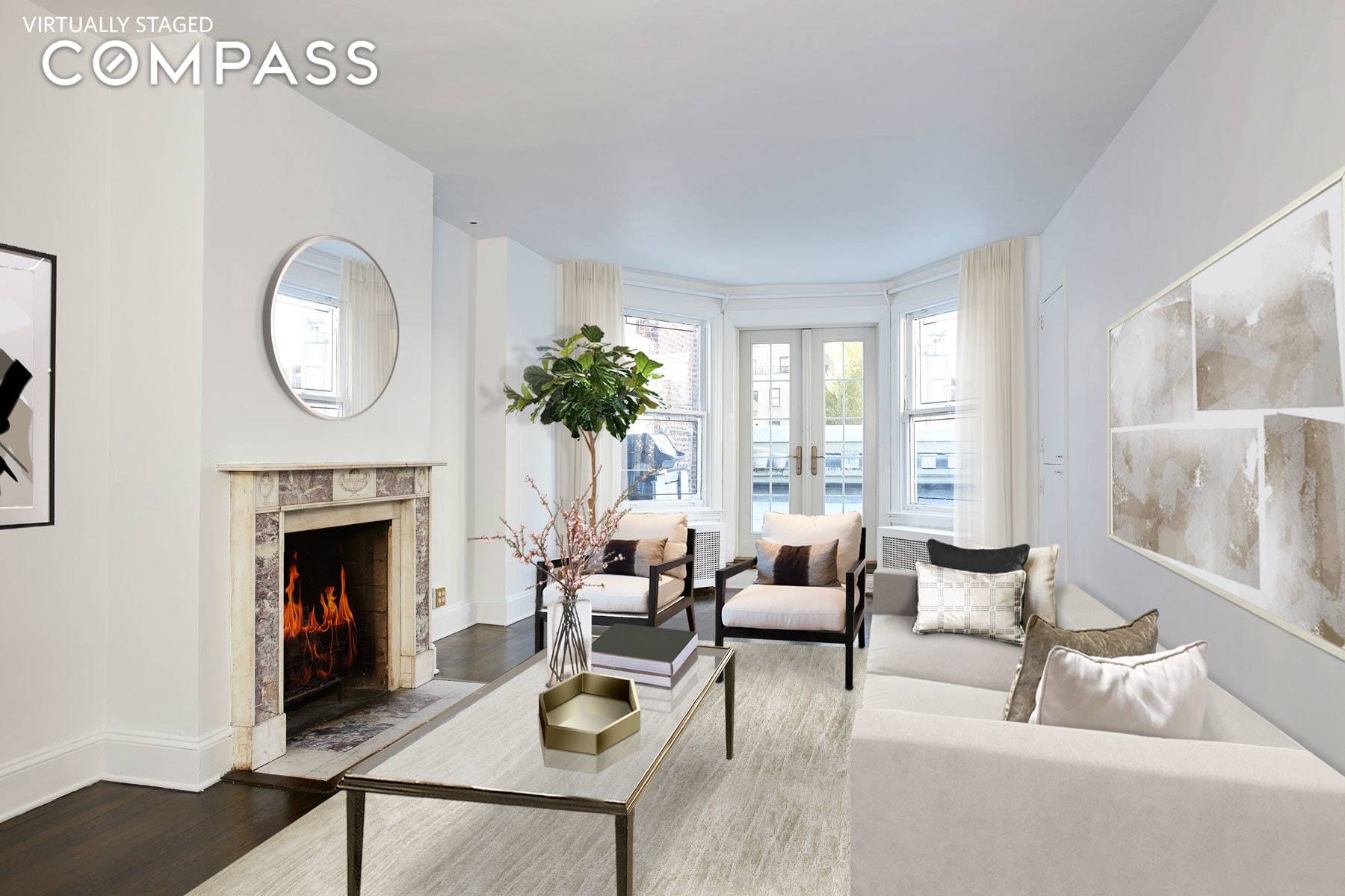 Located in the heart of the Upper East Gold Coast this unique 3 bedroom, 2 bath prewar duplex sits atop a privately owned townhouse just steps from Central Park.